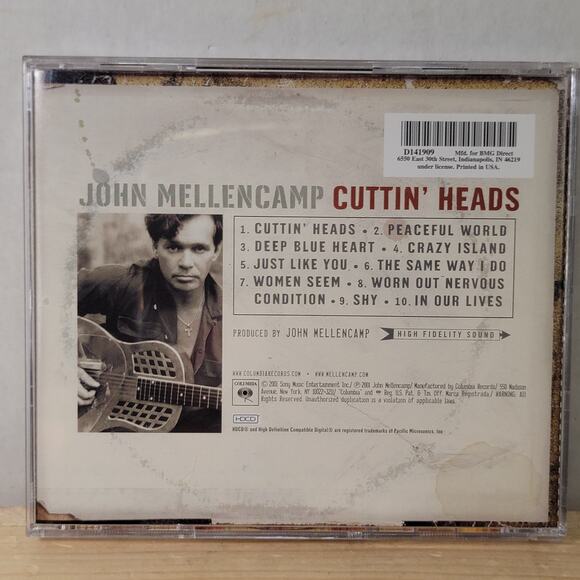 CD John Mellencamp - Cuttin' Heads - Picture 4 of 4